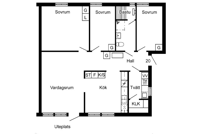 Skellefteå hyreslägenhet