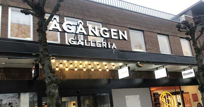 Lokaler vid Ågången galleria